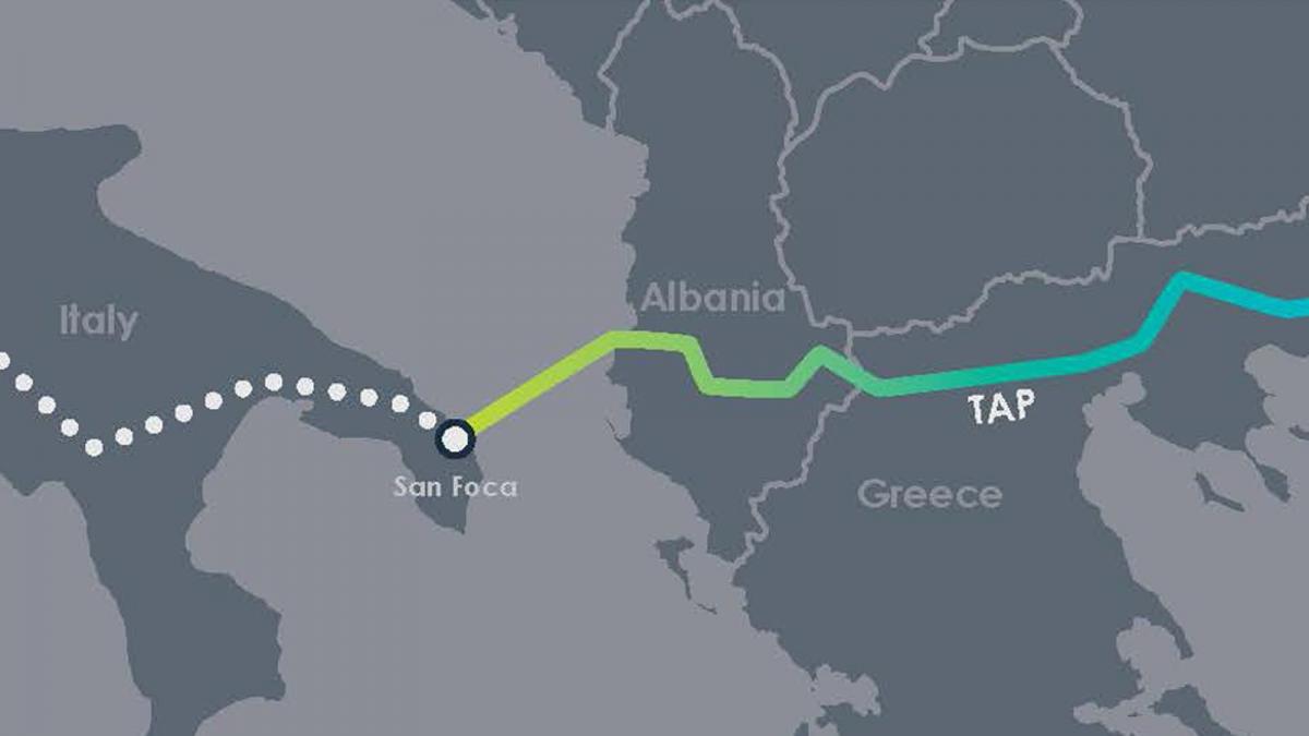 harta de la robinet Albania