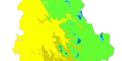Harta Albaniei climatice