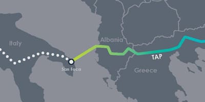Harta de la robinet Albania