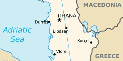 Harta saranda Albania